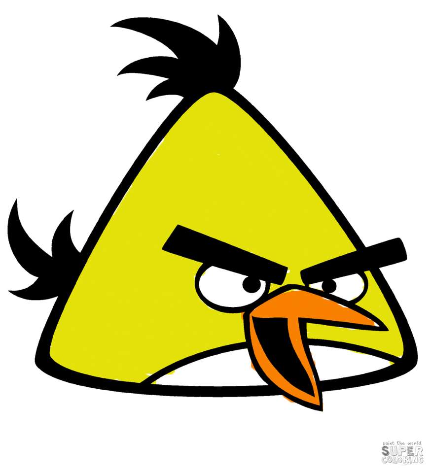 Angry Birds chuck puzzle online
