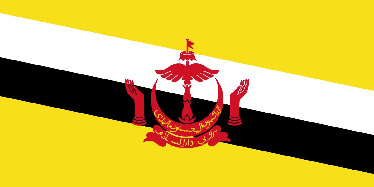 Flaga Brunei puzzle online ze zdjęcia