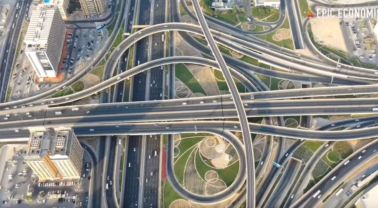 Autostrada przez autostradę puzzle online ze zdjęcia