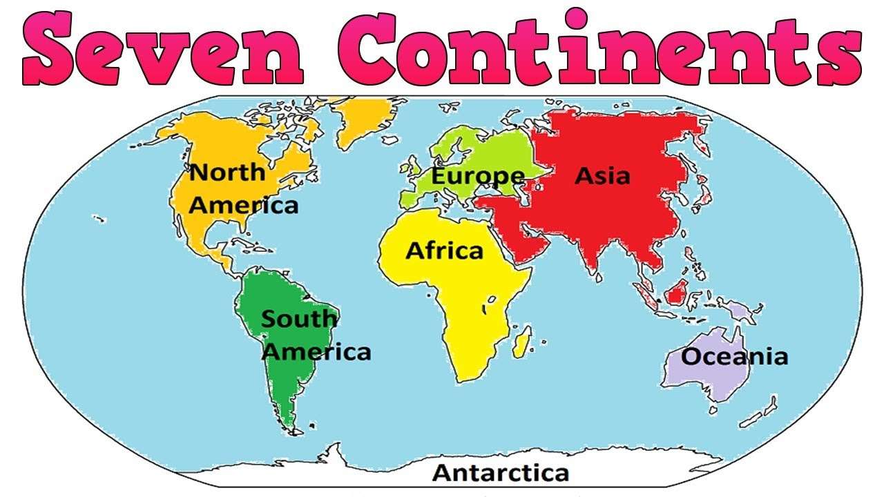 Siedem kontynentów puzzle online ze zdjęcia