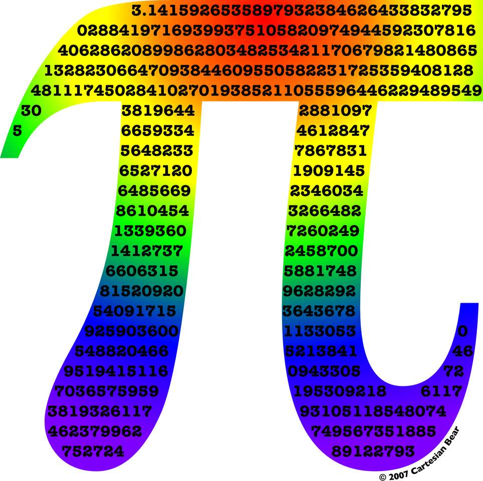 Symbol pi puzzle