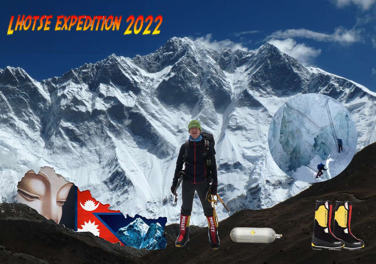 Wyprawa na Lhotse puzzle online ze zdjęcia