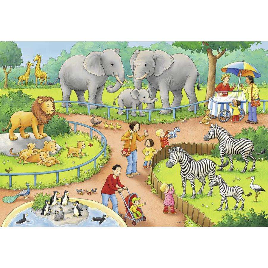 ogród zoologiczny puzzle
