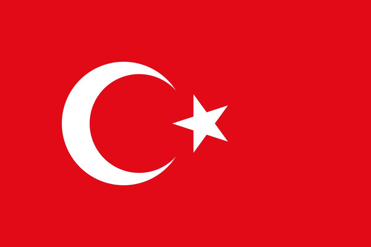 Puzzle z flagą Turcji puzzle online ze zdjęcia