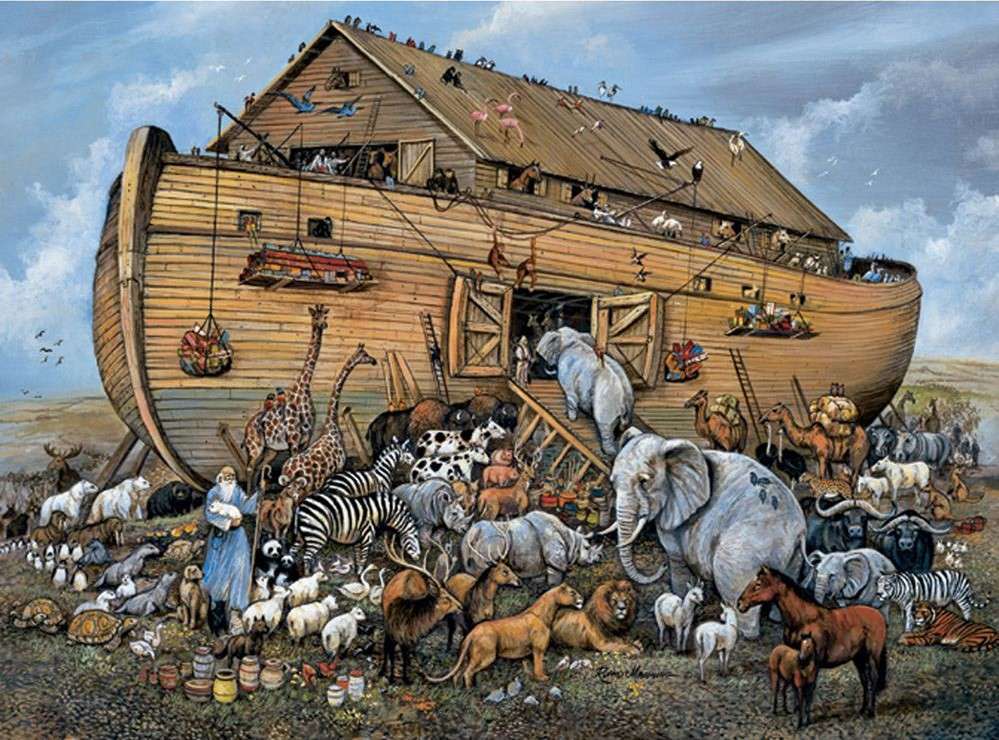 Noe i załoga puzzle online ze zdjęcia