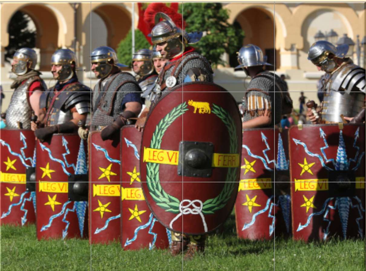 Żołnierze rzymscy puzzle online ze zdjęcia