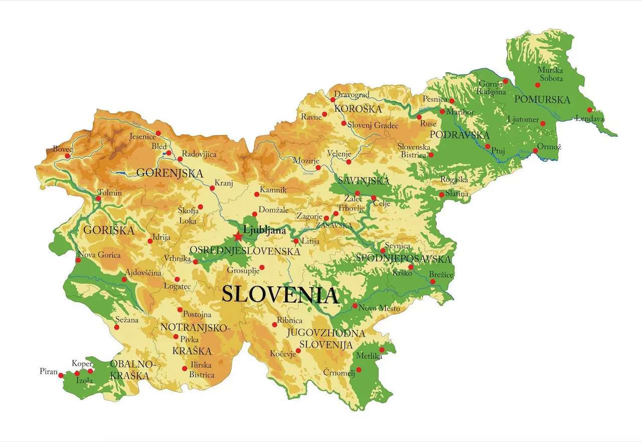 Słowenia puzzle online ze zdjęcia