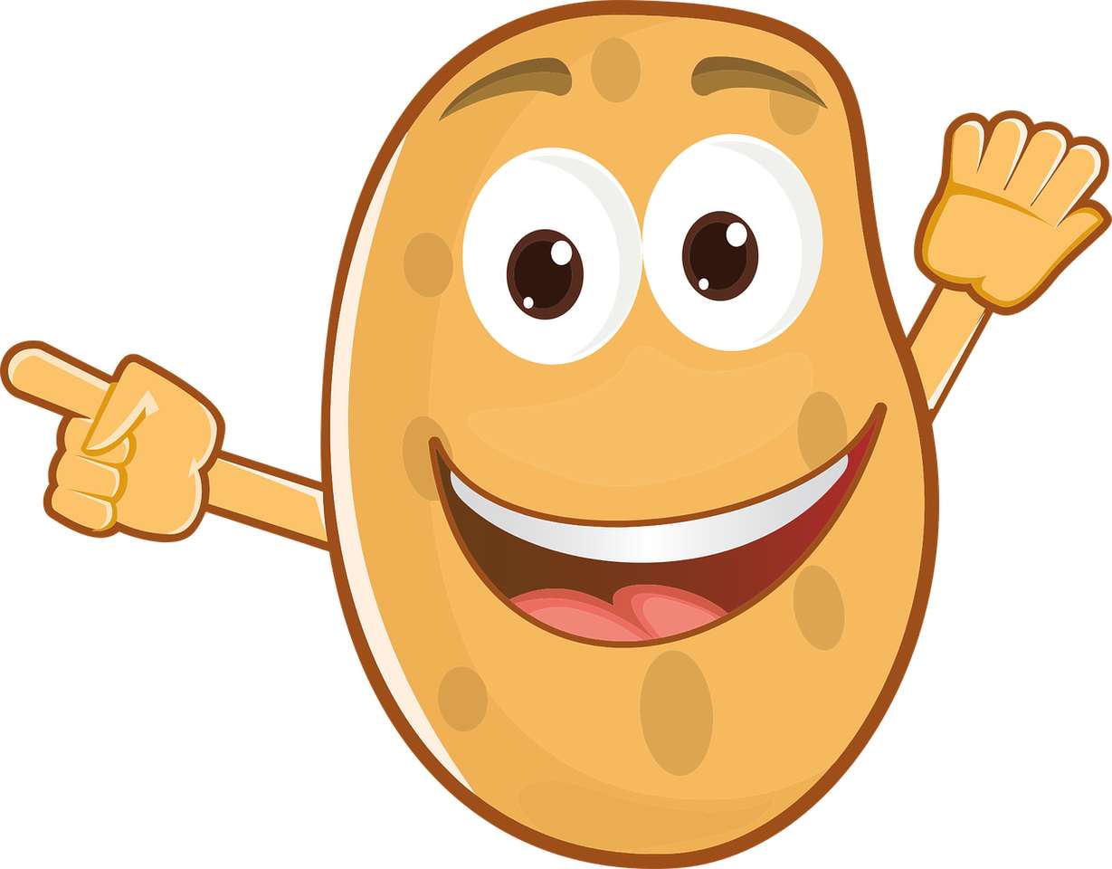 Wesoły ziemniak puzzle online ze zdjęcia