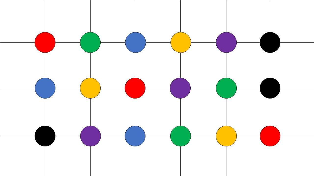 Punkty koloru puzzle online ze zdjęcia