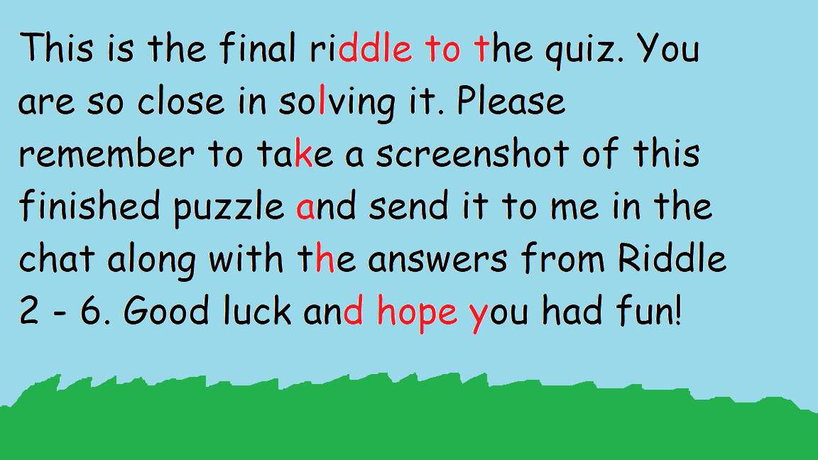 Zagadka 6 puzzle online