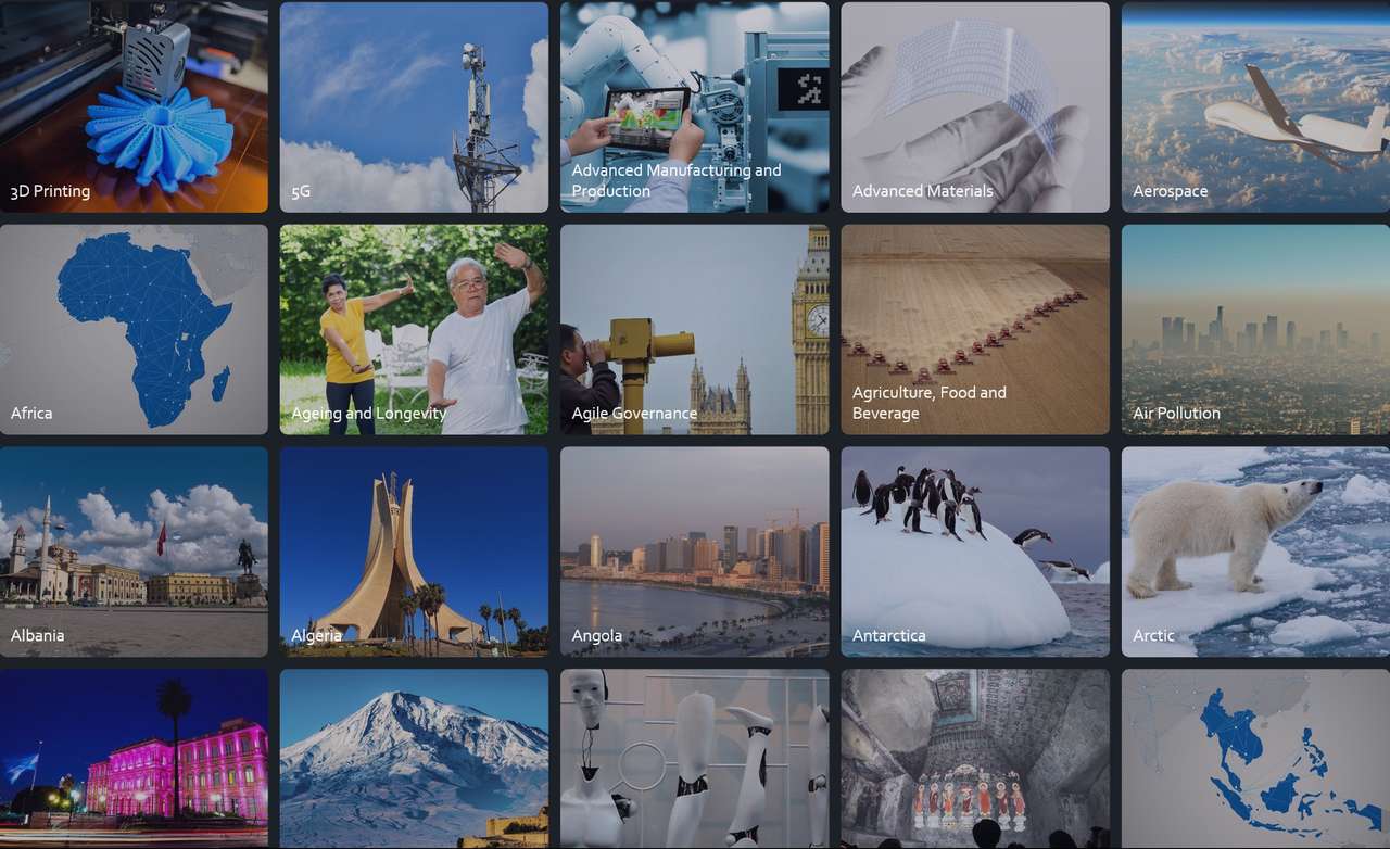Malowniczy widok krajów puzzle online ze zdjęcia