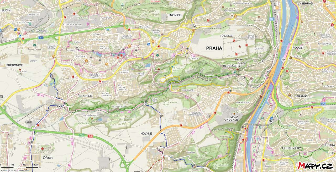 Praga, południowo-zachodnia puzzle online ze zdjęcia