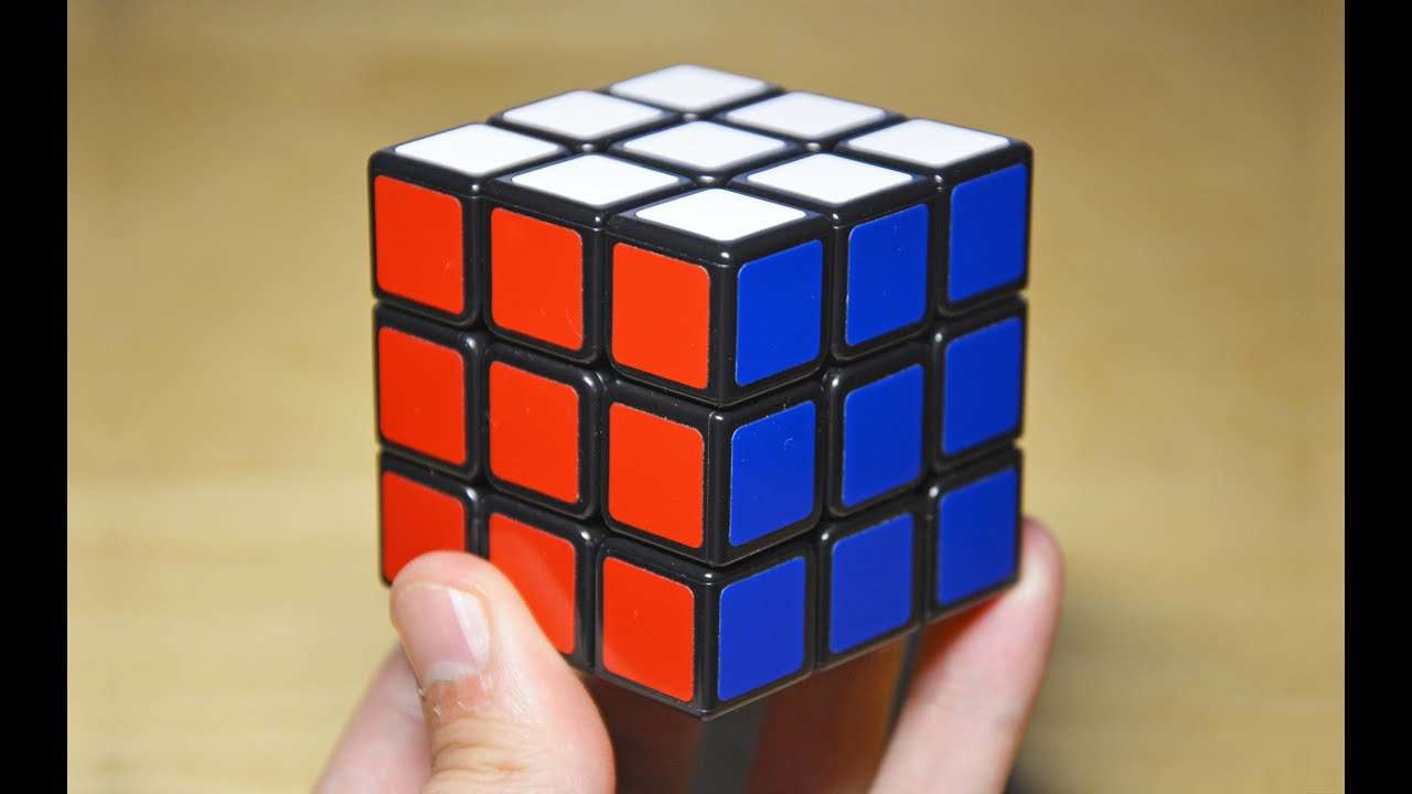 Kostka Rubika Tak puzzle online ze zdjęcia
