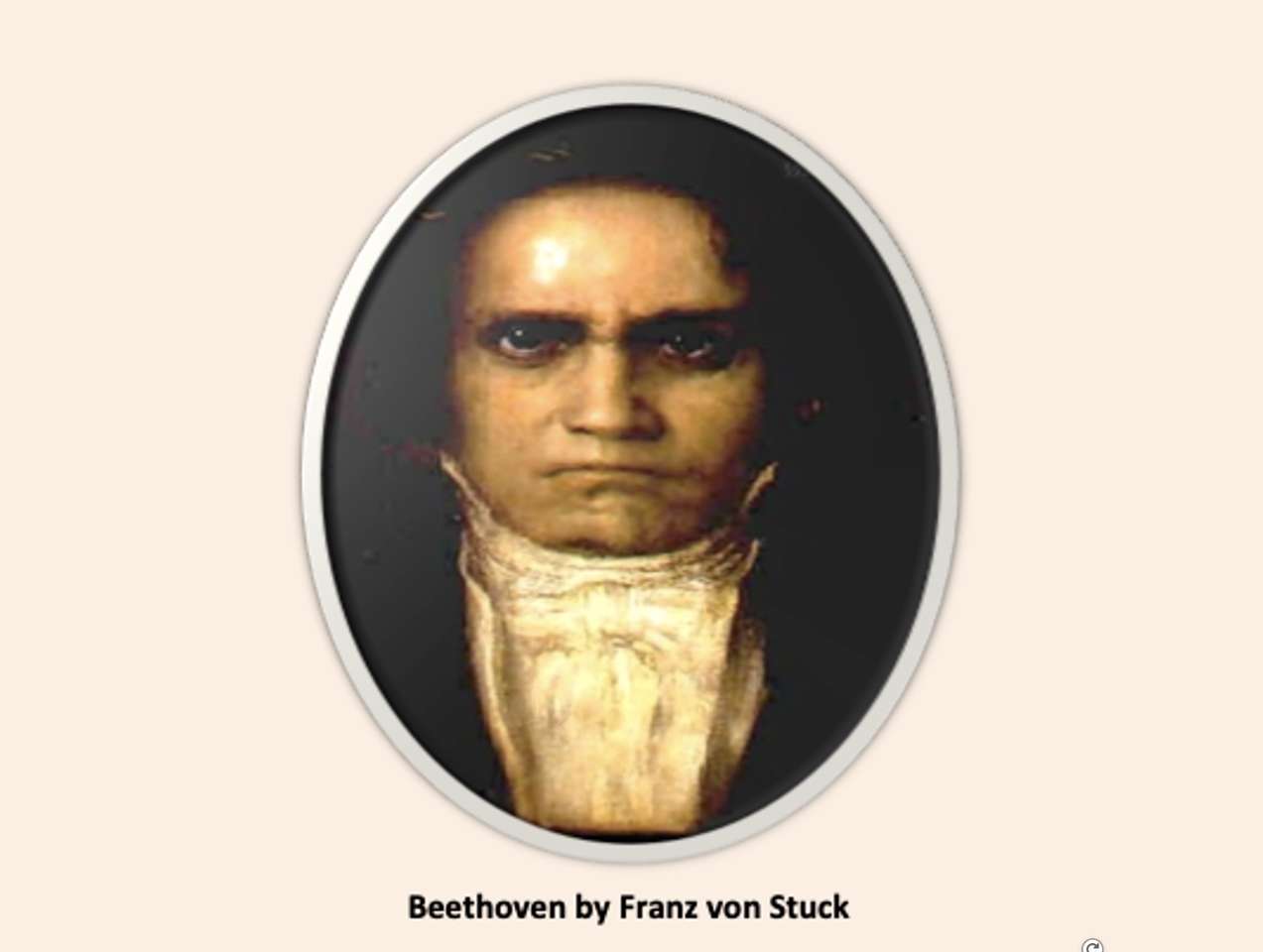 Portret Ludwiga van Beethovena puzzle online