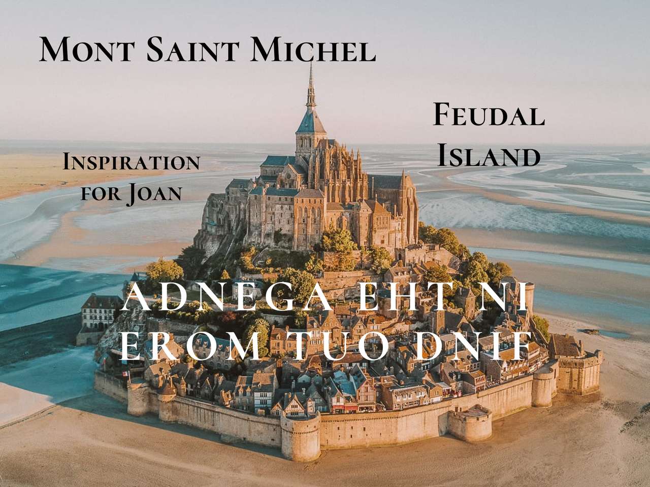Mont Saint Michel puzzle online ze zdjęcia