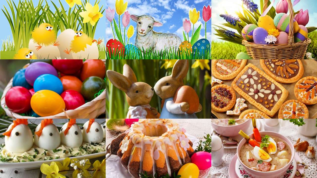 Wielkanoc puzzle online ze zdjęcia