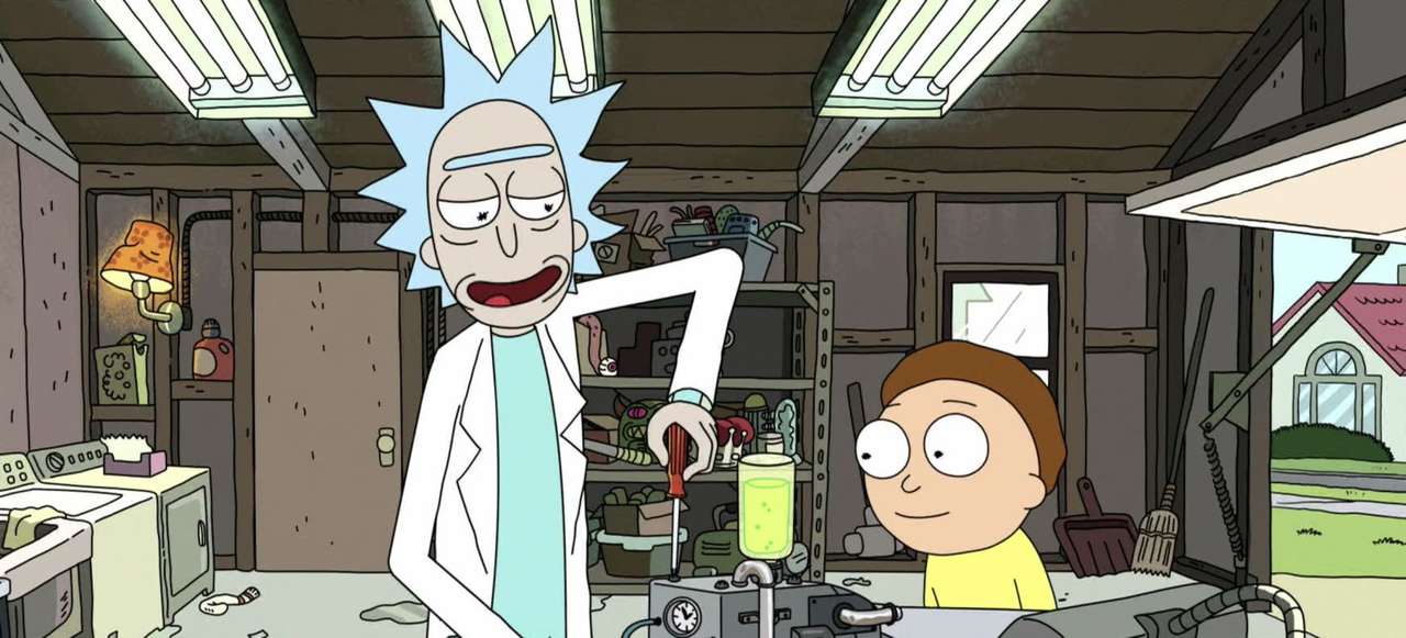 Rick i Morty puzzle online