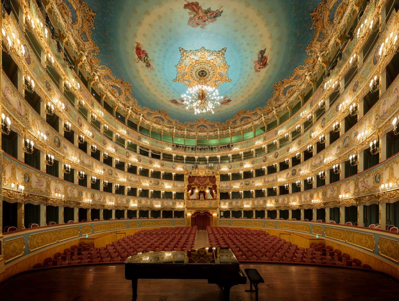 Teatro la fenice puzzle online ze zdjęcia