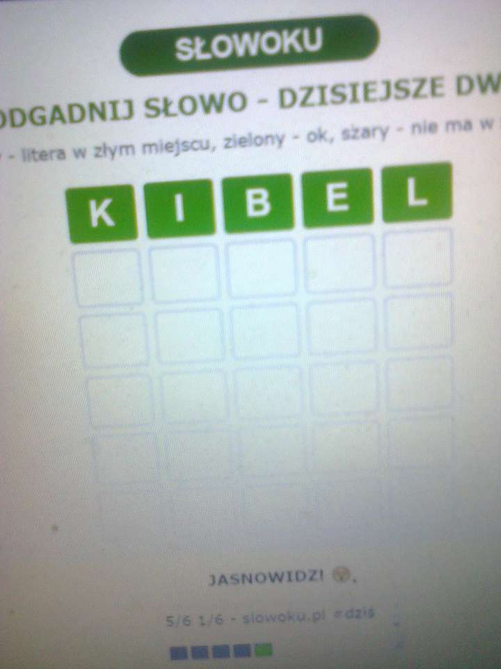 Słowo roku. Kibel. puzzle online