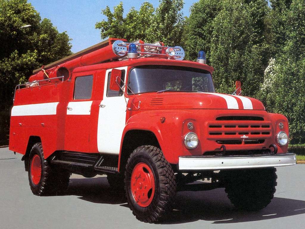 Wóz strażacki puzzle online ze zdjęcia