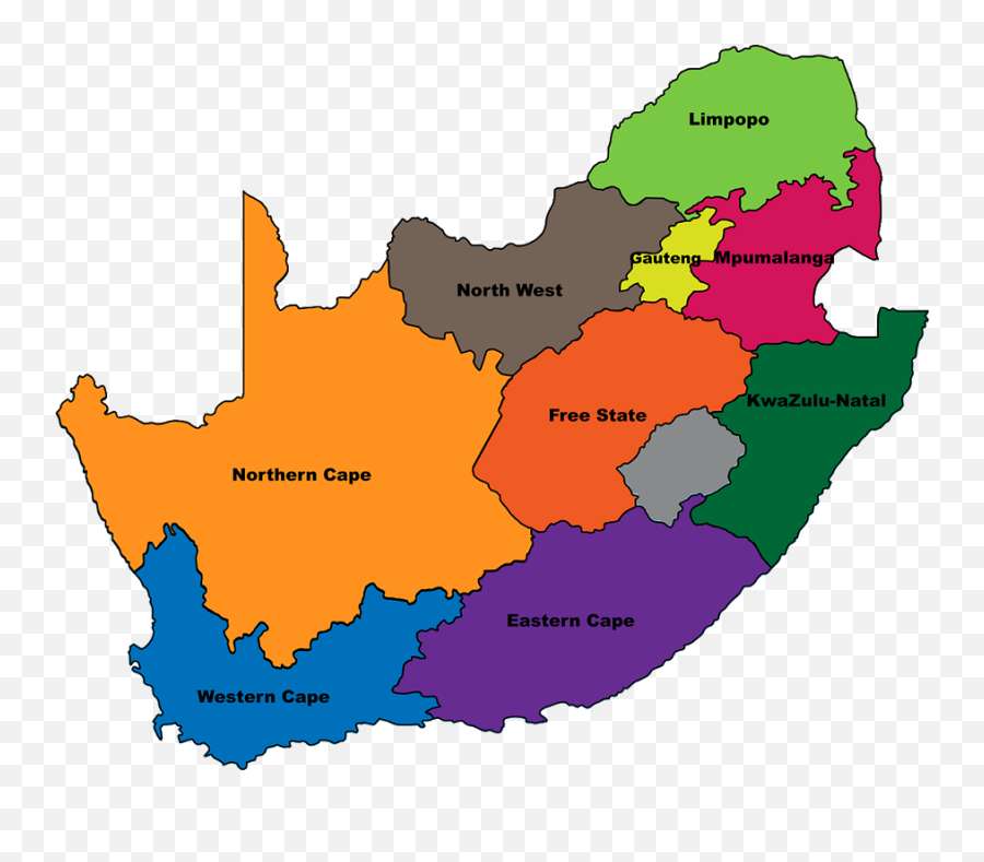 Prowincje RPA puzzle online ze zdjęcia