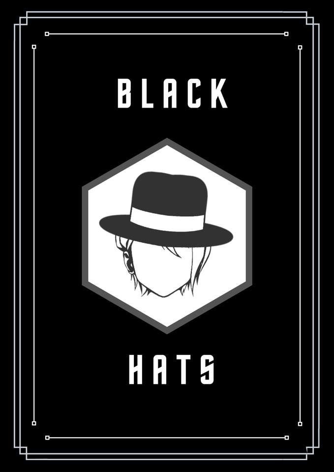 Czarny kapelusz puzzle online ze zdjęcia