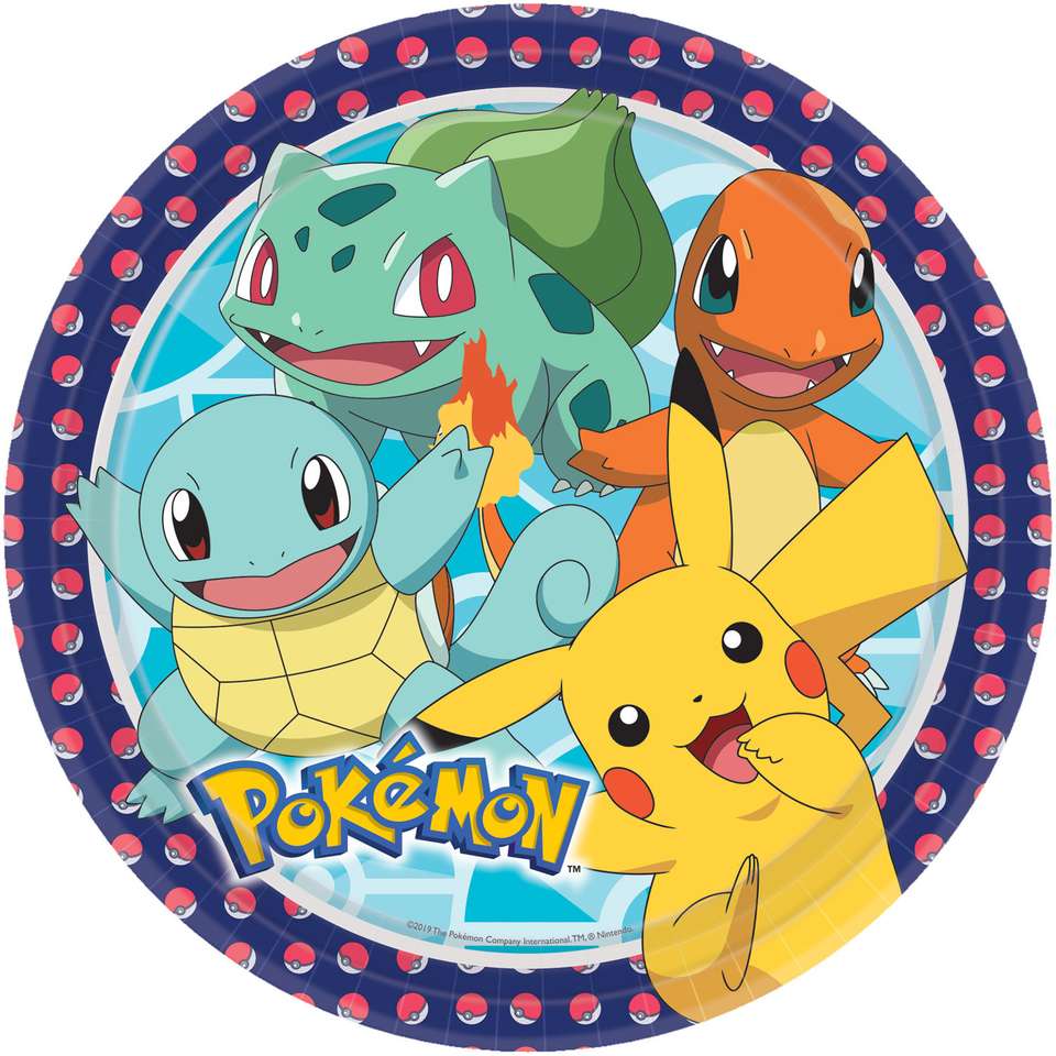 Pokemony logo puzzle ze zdjęcia