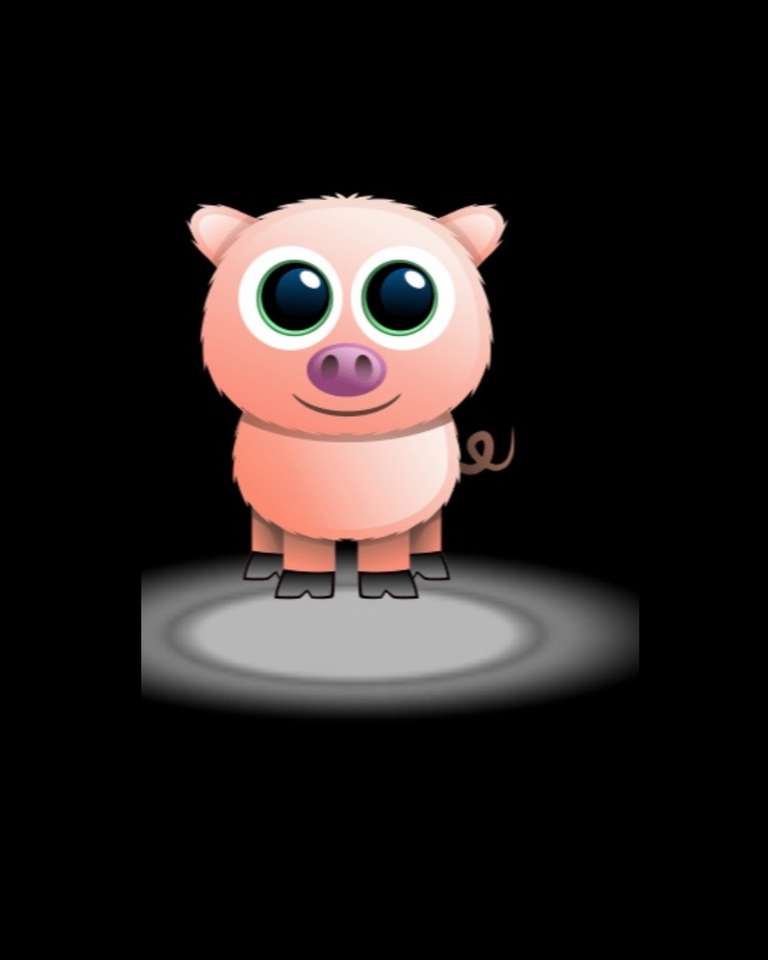 Świnka świnia puzzle online ze zdjęcia