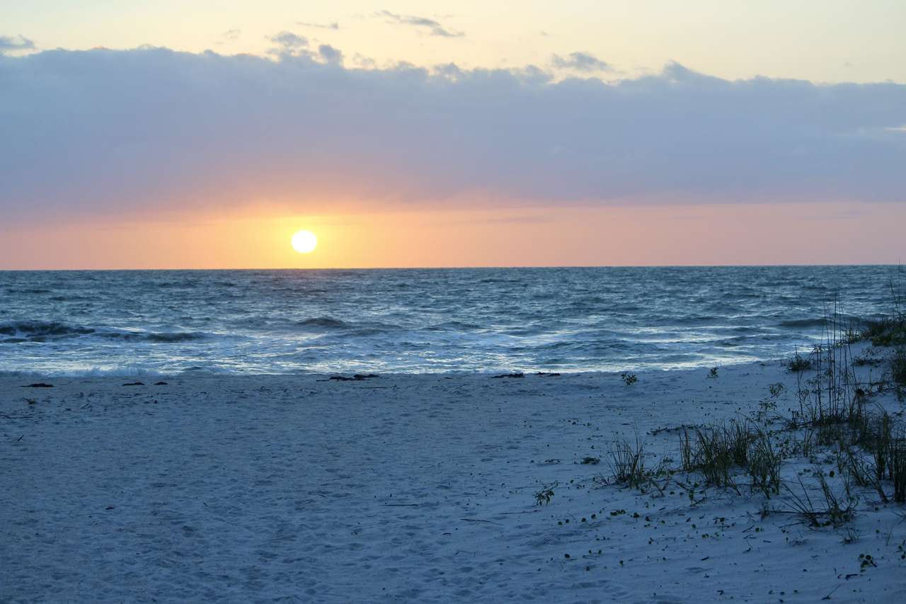 Zachód słońca na Florydzie puzzle online ze zdjęcia