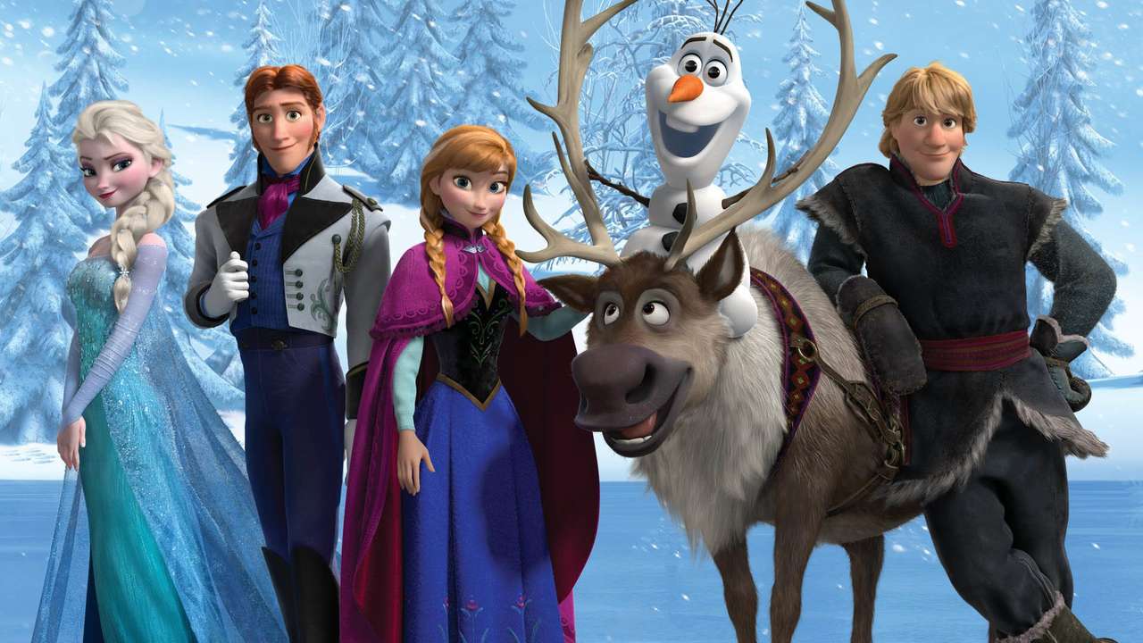 Elsa Frozen Puzzle Pełna obsada puzzle online