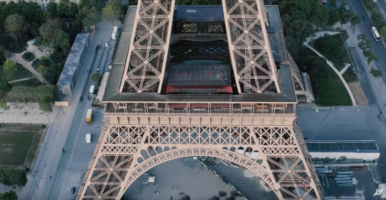 Ptaki Oko Eiffel Francja puzzle online