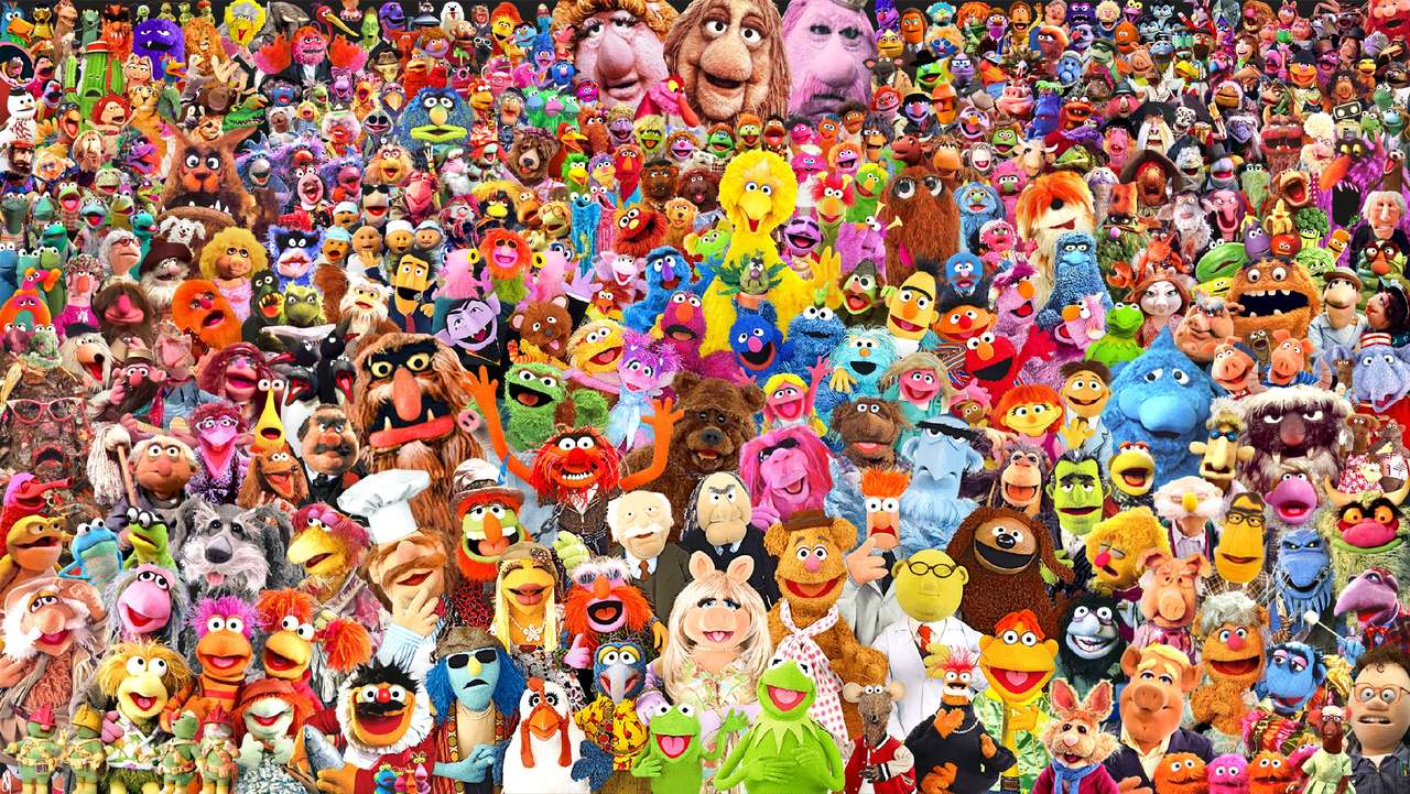 Muppety puzzle online ze zdjęcia