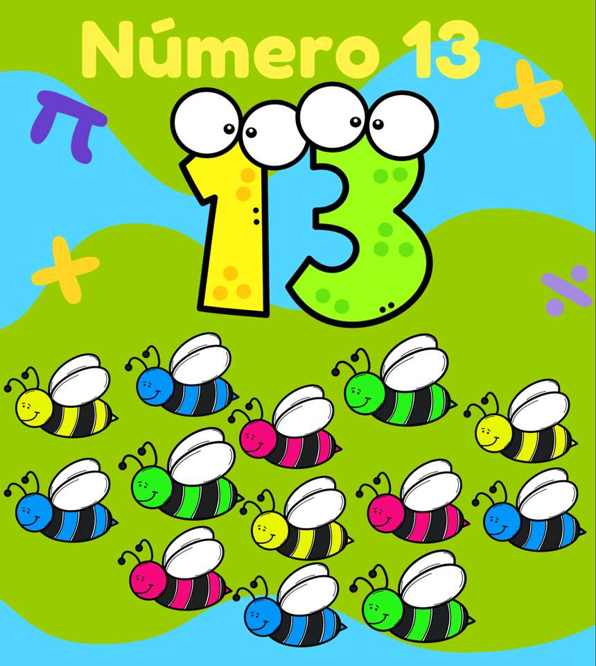 Numero 13 puzzle online ze zdjęcia