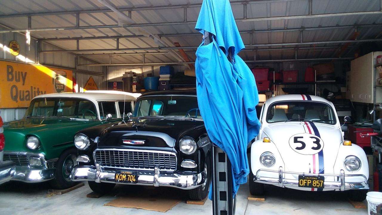 55 Chevy, 56 Chevy & Herbie puzzle online ze zdjęcia