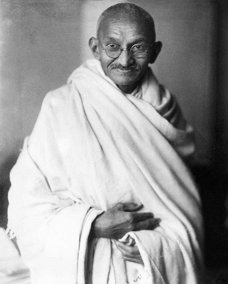 Mahatma Gandhi puzzle online ze zdjęcia