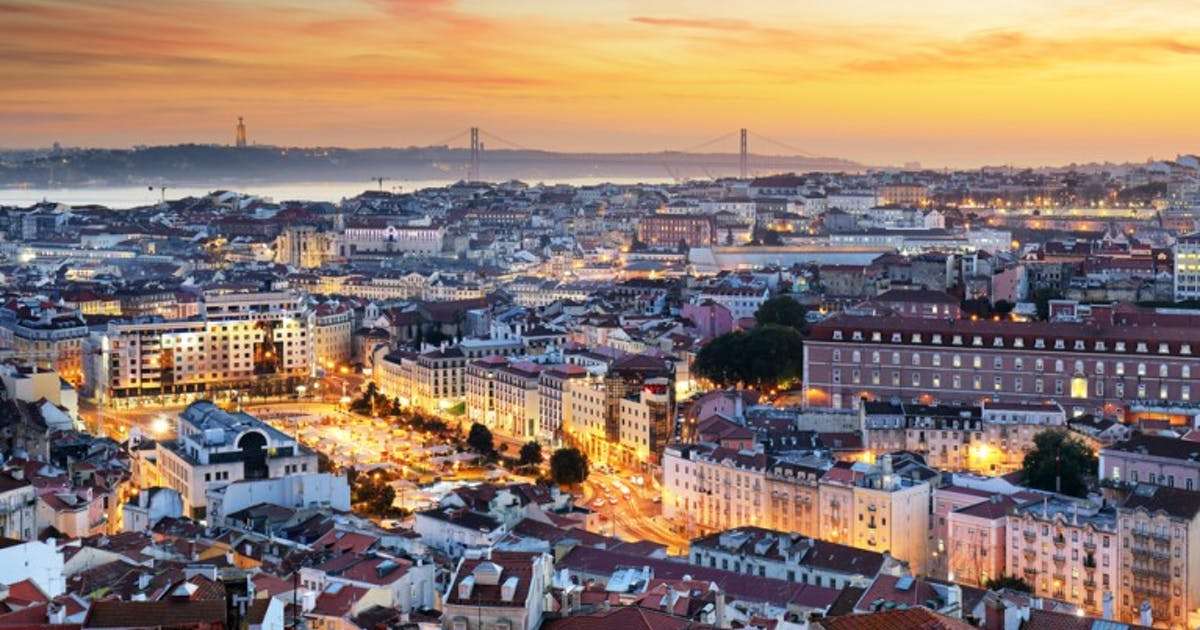 Żółte niebo Portugalii puzzle online