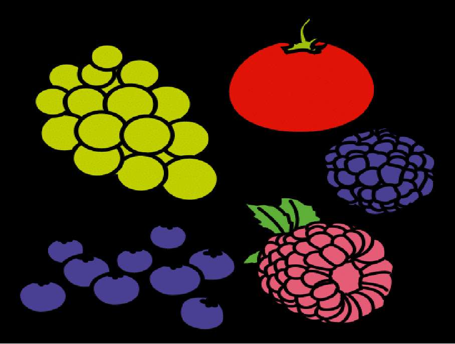 grupa owoców puzzle online ze zdjęcia