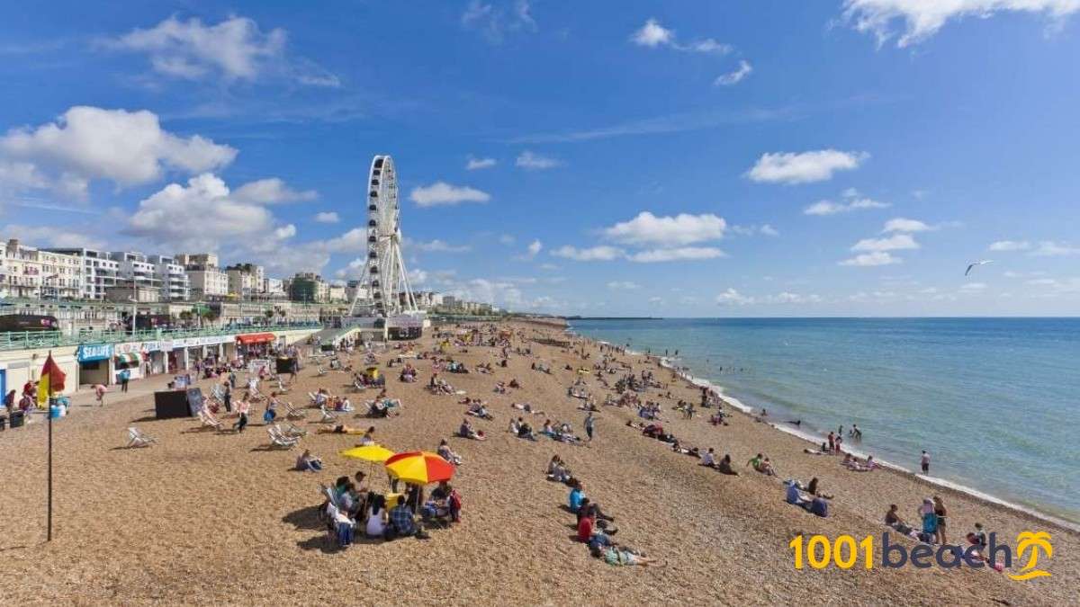 Plaża Brighton puzzle online ze zdjęcia