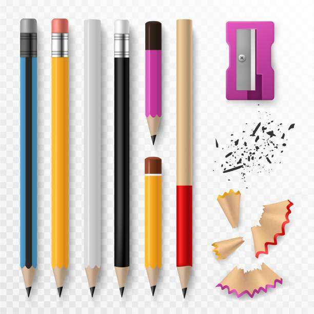 ołówki i temperówka puzzle online ze zdjęcia