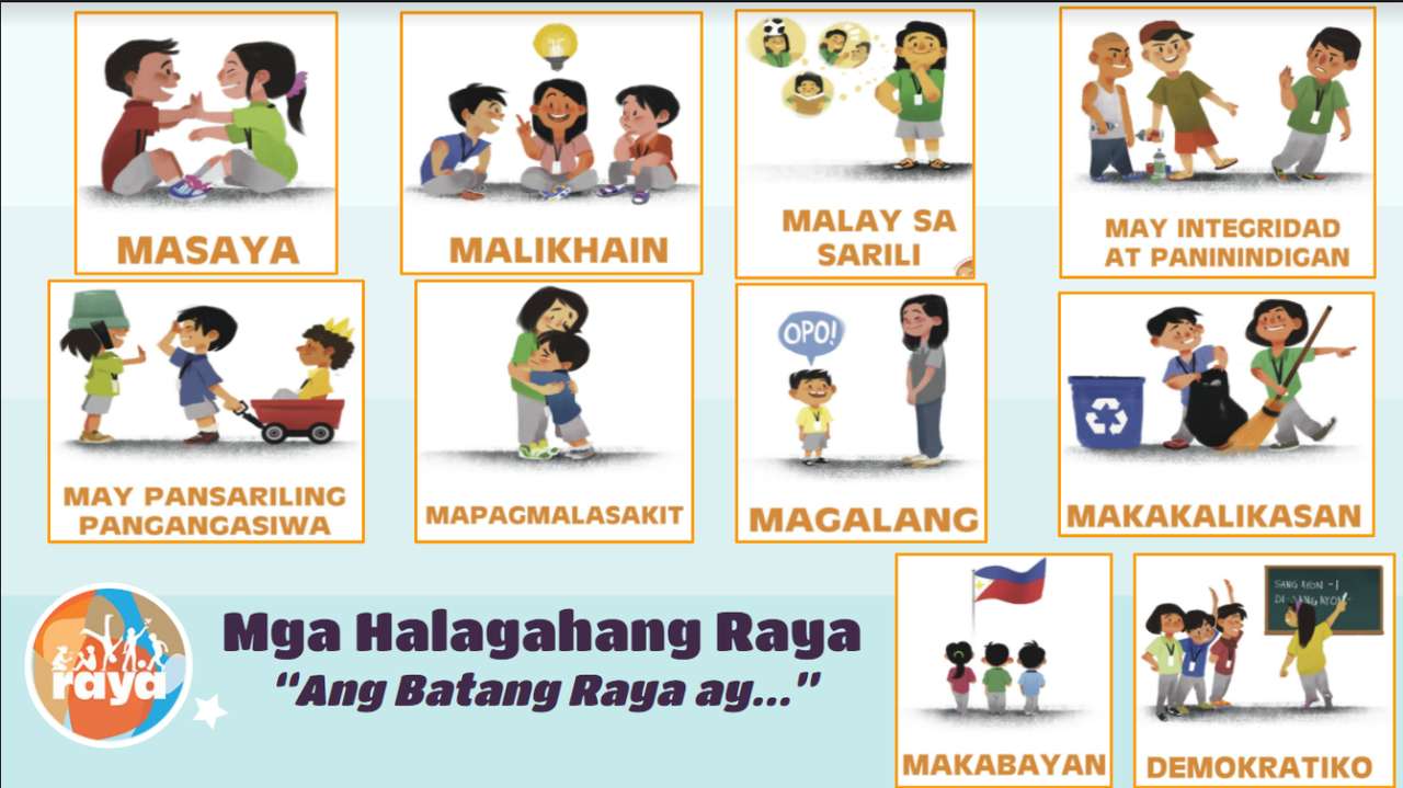 Mga Halagahang Raya puzzle online ze zdjęcia
