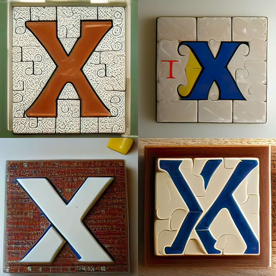 X puzzle łamigłówka puzzle online