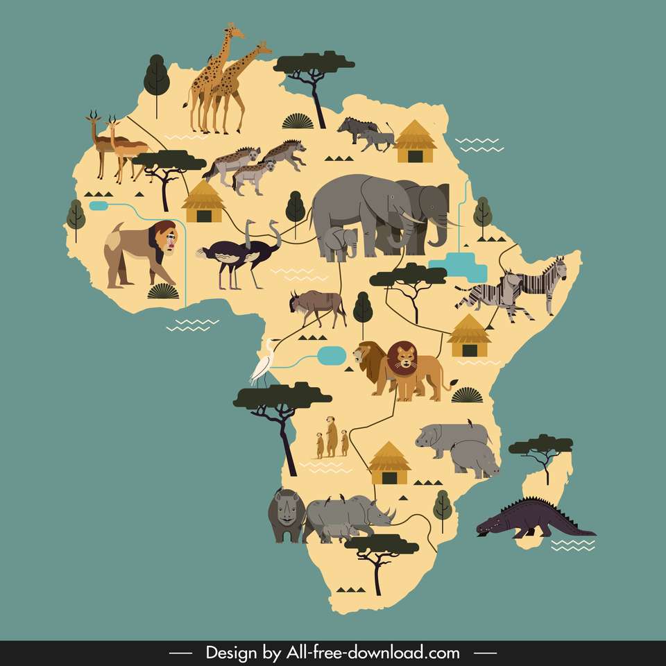 AfrykaNatura puzzle online ze zdjęcia