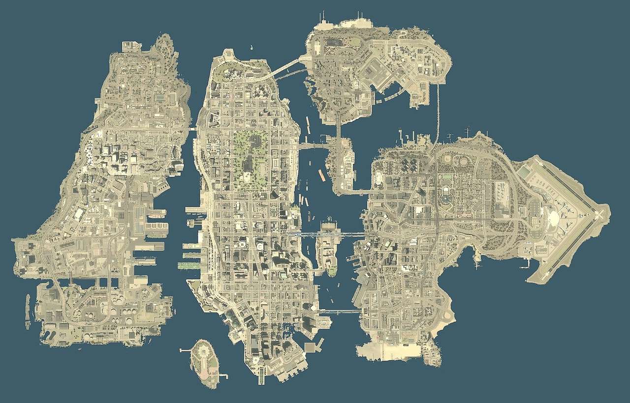 Mapa GTA4 puzzle online