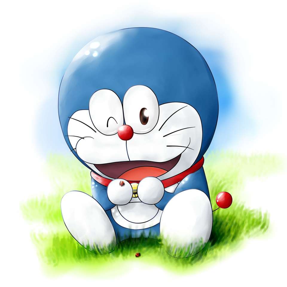 Dzieci Doraemona puzzle ze zdjęcia