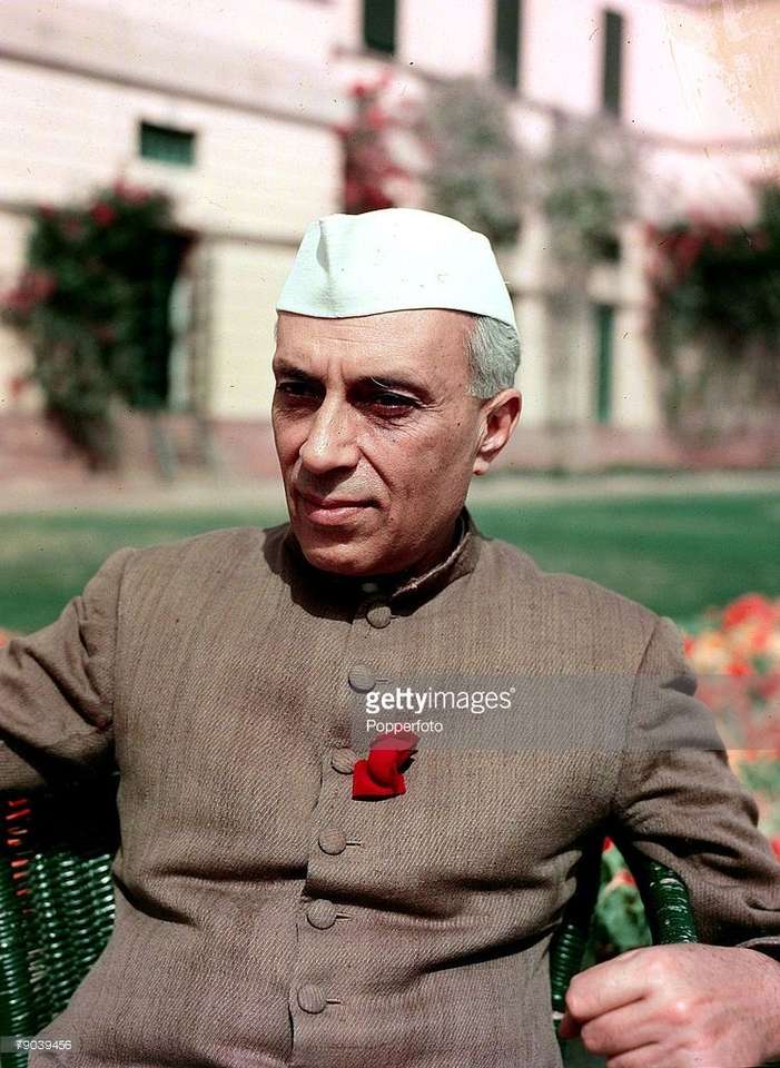 Pandit Nehru puzzle online ze zdjęcia