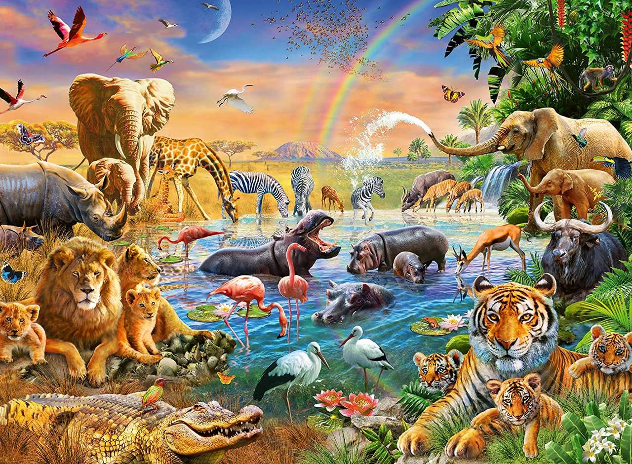 Królestwo zwierząt puzzle online
