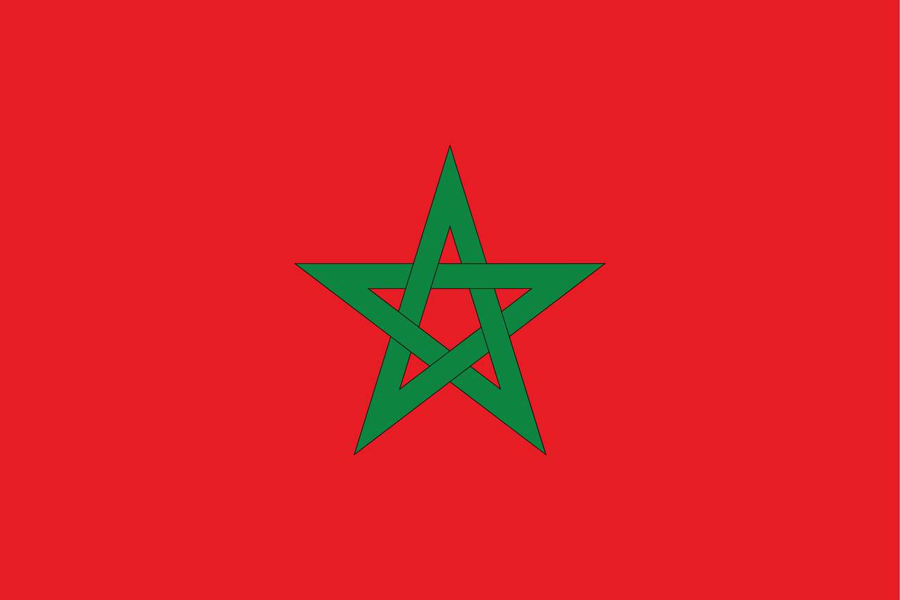 Flaga Maroka puzzle online