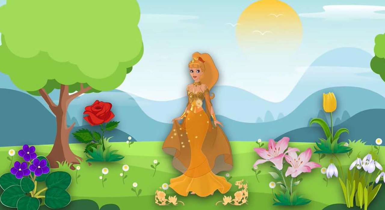 Promień słońca księżniczki puzzle online