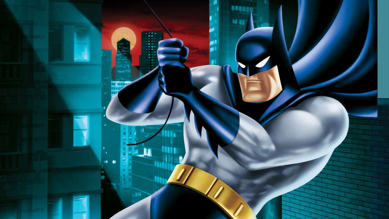 Animowany Batman puzzle online ze zdjęcia