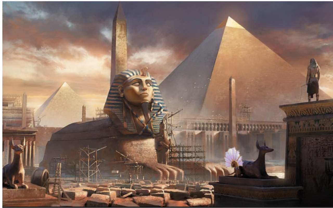 Starożytny Egipt puzzle online ze zdjęcia